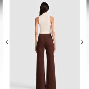 Alice + Olivia Chic Jean in Chocolate